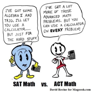 Comparando el ACT y el SAT