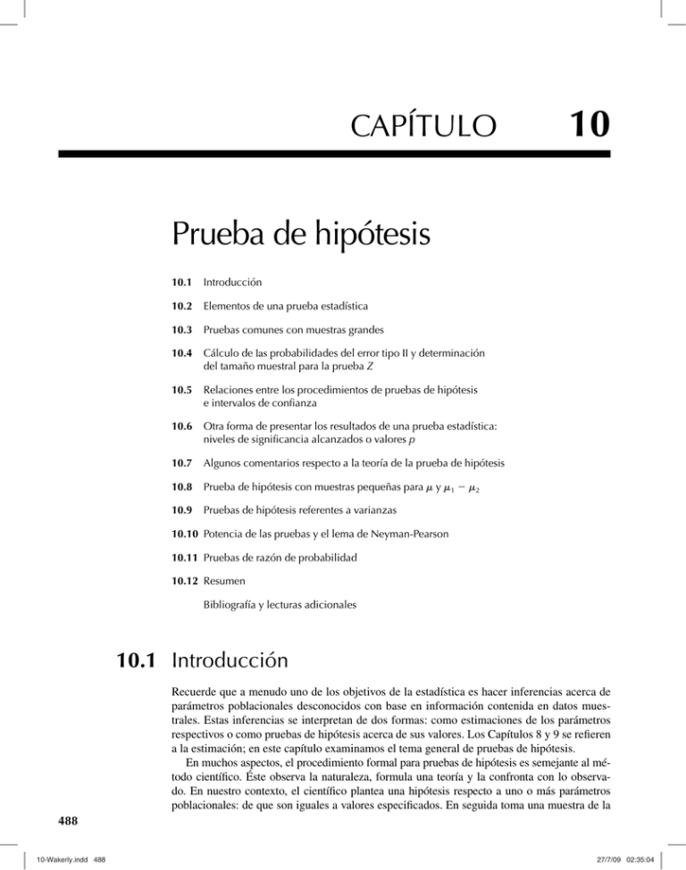 Hipótesis y Datos Experimentales: Lectura del SAT®